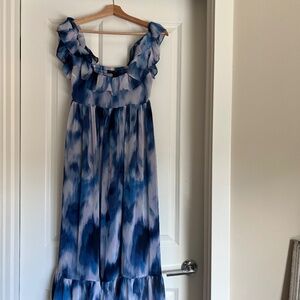 Banana Republic Blue Dress Petite XXS